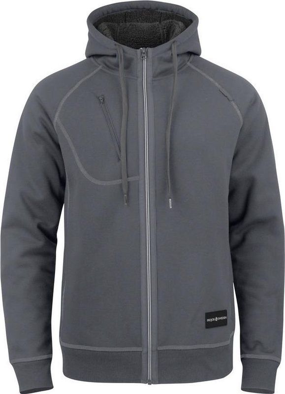 ProJob 2130 HOODIE MET TEDDYVOERING 642130 - Grijs