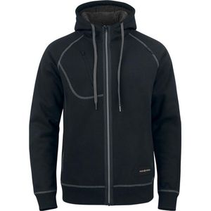 ProJob 2130 HOODIE MET TEDDYVOERING 642130 - Zwart