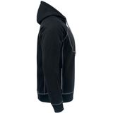 Sweater-Jas - Gebroken Wit - Katoen/Polyester - Met Capuchon en Grote Vakken