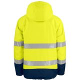 Projob - 6441 - Gevoerde Signalisatie Regenjas - Geel - Polyester