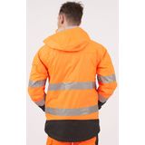 Projob - 6441 - Gevoerde Signalisatie Regenjas - Geel - Polyester