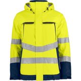 Projob - 6441 - Gevoerde Signalisatie Regenjas - Geel - Polyester