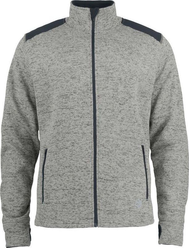 Fleece Jas - Zwart - 100% Polyester - Verstevigde Schouders en Ellebogen