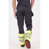 Projob 6534 Werkbroek - ISO 20471 Klasse 1 Geel/Marine maat D96