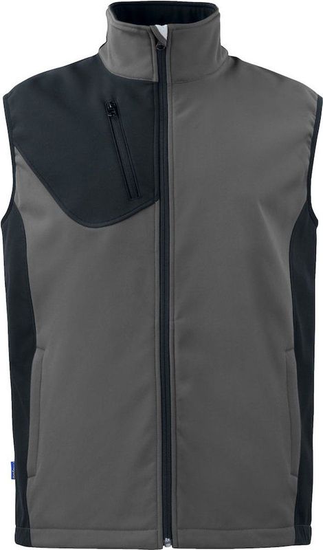 Projob - Softshell Bodywarmer - Grijs - Polyester