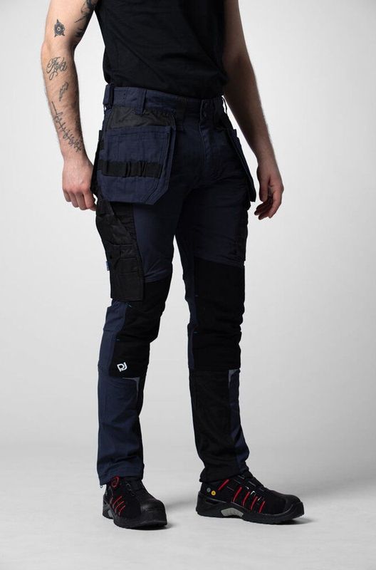 Projob 5550 Stretchbroek Met Kniezakken en Spijkerzakken 645550 - Marine