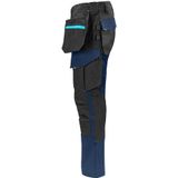 Projob 5551 Stretchbroek Met Kniezakken en Spijkerzakken 645551 - Marine