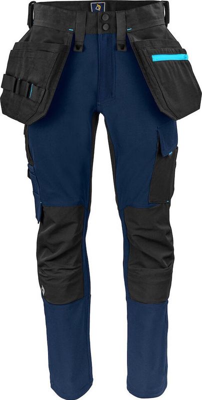 Projob 5551 Stretchbroek Met Kniezakken en Spijkerzakken 645551 - Marine