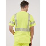 ProJob 6013 SIGNALISATIET-SHIRT EN ISO 20471 KLASSE 3 646013 - Geel
