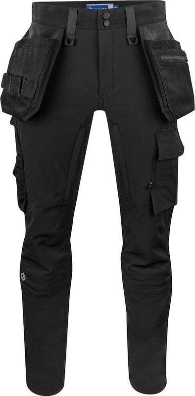 Projob 5559 - Stretchbroek - Zwart - Met Kniezakken En Spijkerzakken
