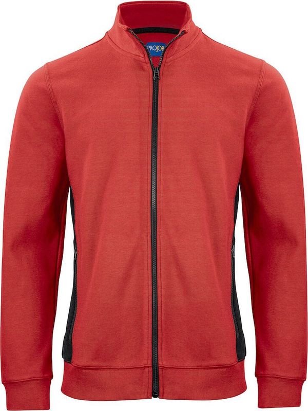 Projob - 2129 - Sweater met Ritssluiting - Zwart-Geel - Doubleface Materiaal