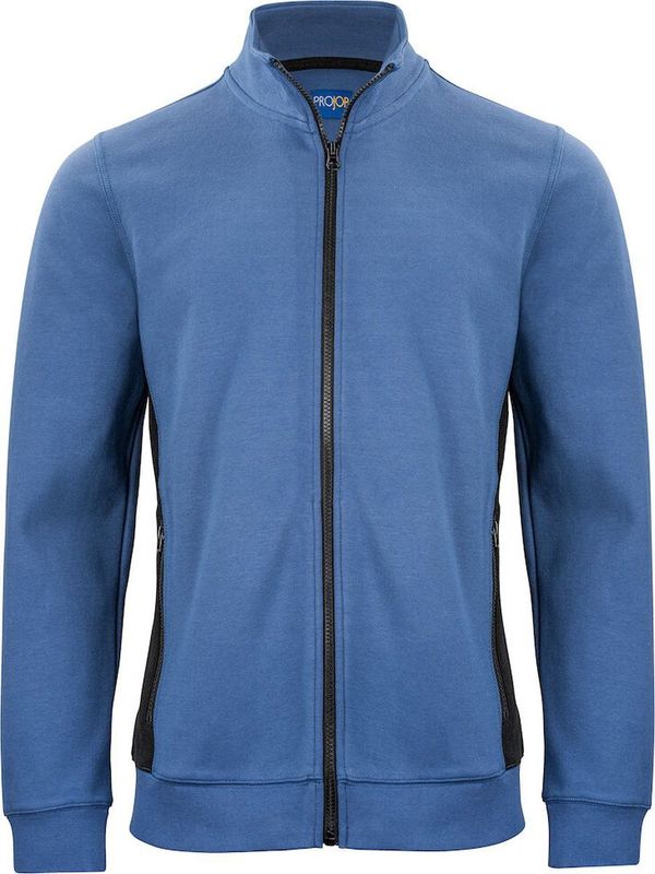 Projob - 2129 - Sweater met Ritssluiting - Zwart-Geel - Doubleface Materiaal