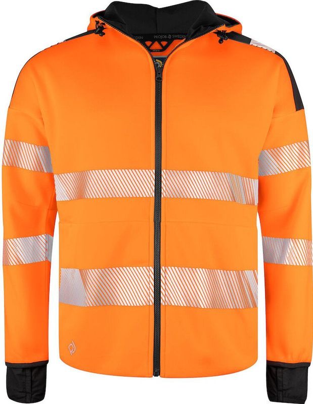 Projob - 6110 - Signalisatiehoodie - EN ISO 20471 Klasse 3 - Comfortabel en Veilig