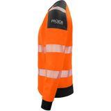 Projob - 6108 - Signalisatiesweater - Oranje/Zwart - Ronde Hals - ISO 20471 Klasse 3