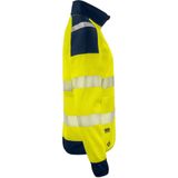 Projob - 6109 - Signalisatiesweater - Geel/Marine - Polyester/Nylon/Spandex