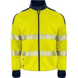Projob - 6109 - Signalisatiesweater - Geel/Marine - Polyester/Nylon/Spandex
