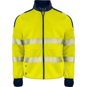 Projob - 6109 - Signalisatiesweater - Geel/Marine - Polyester/Nylon/Spandex