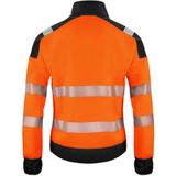 ProJob 6109 SIGNALISATIESWEATER MET LANGE RITSSLUITING EN ISO 20471 KLASSE 3 646109 - Oranje/Zwart - 4XL