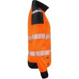 ProJob 6109 SIGNALISATIESWEATER MET LANGE RITSSLUITING EN ISO 20471 KLASSE 3 646109 - Oranje/Zwart - 4XL