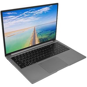 16 Inch Laptop, Openingshoek van 180 Graden 100-240V 5500mAh Batterij 165Hz Vernieuwingsfrequentie 2560x1600 Resolutie Kantoor Notebook PC (16 GB + 1 TB EU-stekker)