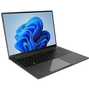 Zakelijke Laptop, 16-inch Kantoorlaptop, 4,75 GHz, 16 Threads, 720P-camera, Octa Core CPU met Muis voor op Reis (32 GB + 2 TB EU-stekker)