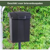 Talen Tools - Brievenbus - Kunststof - Grijs- Zonder slot - Zonder tussenklep - PTT-brievenbus