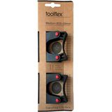 Toolflex Original H-01 - Gereedschapshouder - 2-pack - Medium Klemmen (Ø 20-30 mm) - Flexibel en Duurzaam