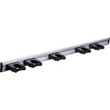 Toolflex - H-01 - Ophangsysteem - 90 cm - 5 Medium Klemmen - Aluminium en Kunststof