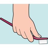 TePe Protheseborstel - Speciale tandenborstel - Kunstgebit tandenborstel