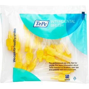 TePe Geel 25 stuks - Interdentale ragers origineel - 0.7 mm - Ragers - Voordeelverpakking