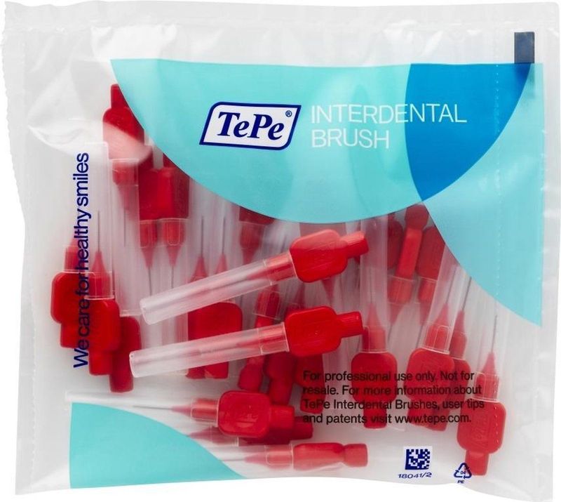 TePe Ragers Origineel 0,5 mm Rood - 25 stuks