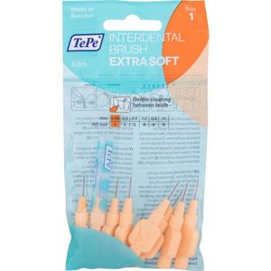 TePe - Rager - Lichtoranje - 8 Stuks - Extra Zacht