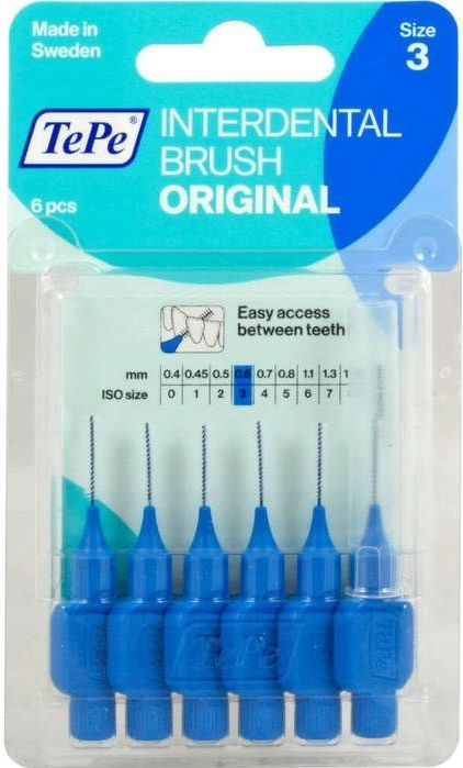 TePe - Interdentale Ragers - Blauw - Kunststof Gecoate Metaaldraad