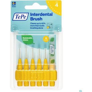 TePe Interdentale Borstel Original Geel 0,7mm 6 Tandenborstel