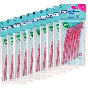 TePe Angle - Interdentale Ragers - Roze - Kunststof Gecoate Metaaldraad