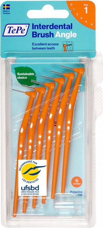 TePe - Angle Interdentale Ragers - Oranje - 6 Stuks