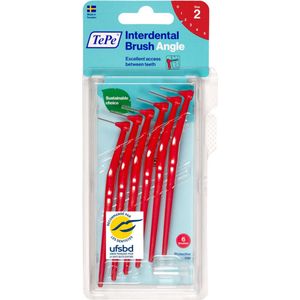 TePe - Angle Interdentale Ragers - Rood - 0,5 mm - 6 Stuks
