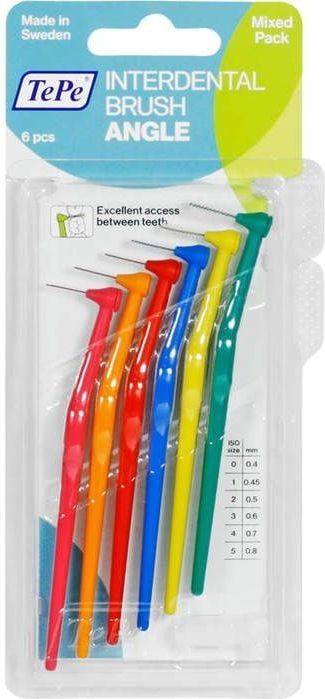 TePe - Angle - Interdentale Ragers - Mixed Pack - ISO 1 - 6