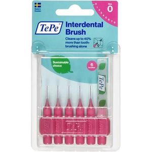 TePe - Interdental Borsteltje - 0,4 mm - 6 st - Unisex