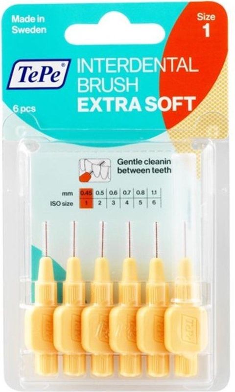 TePe - Ragers - Lichtgeel - Extra Zacht - 10 stuks