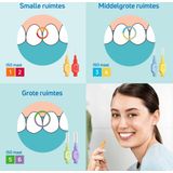 TePe - Interdentale Ragers - Extra Soft - Lichtlila - 6 Stuks