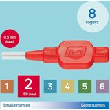TePe - Interdentale Ragers Original - Rood - 8 Stuks