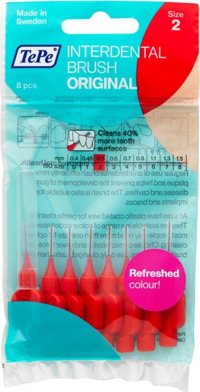 TePe - Interdentale Ragers Original - Rood - 8 Stuks