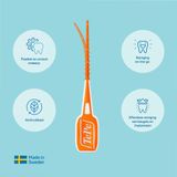 TePe EasyPick - Tandenstoker - Oranje - 36 Stuks