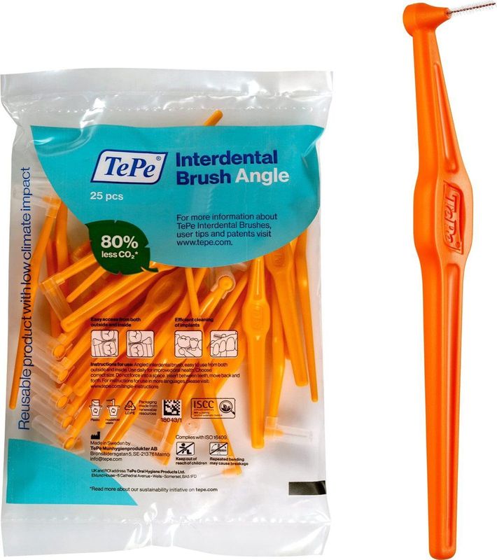 TePe - Angle Interdentale Ragers - Oranje - 25 Stuks