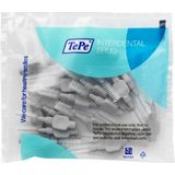 TePe - Interdentale Borstels - Grijs - Pack van 25 - Kunststof Gecoate Draad