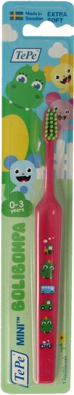 TePe - Bolibompa - Tandenborstel - Extra Soft - Voor Kinderen Tot 3 Jaar