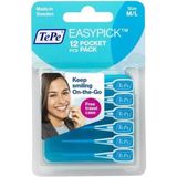 TePe - EasyPick M/L - Ragers - Turqoise - 12 stuks