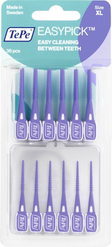 Tepe - EasyPick - Tandenstokers - Paars - 36 Stuks