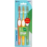 TePe - Supreme Tandenborstel - Zacht - 3 Stuks - Geproduceerd in Zweden